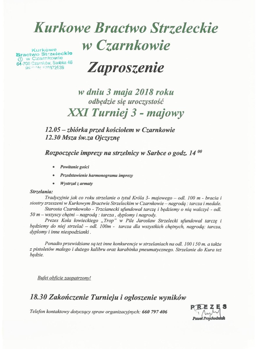 Konkurs malowania tarcz — 3 maja
