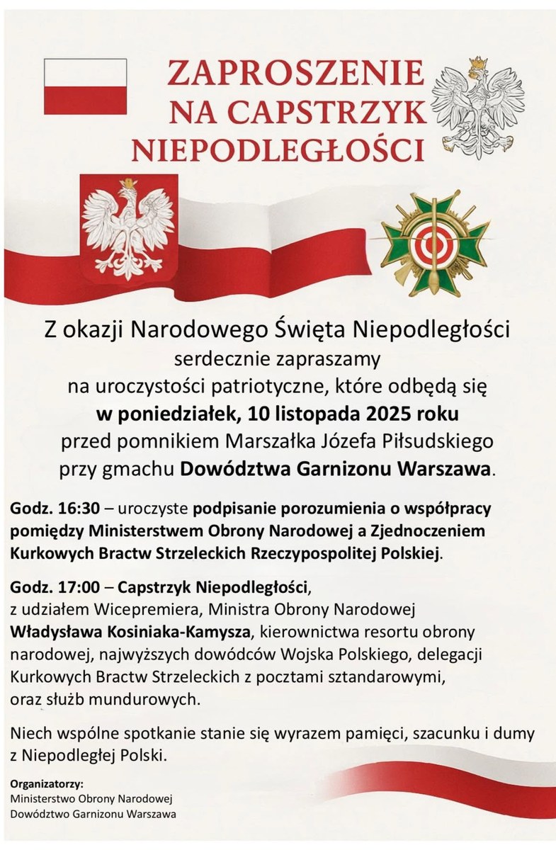 Warszawa — współpraca bractw z MON