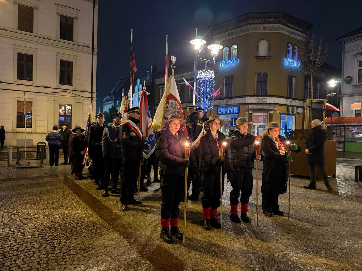 107. rocznica Powstania Wielkopolskiego — Plac Wolności, Czarnków