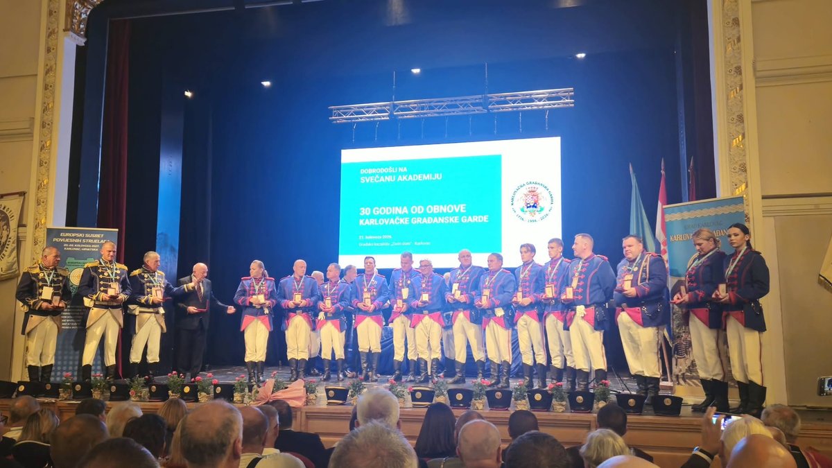 Karlovačka Gradska Garda - uroczystości z okazji 30- lecia reaktywacji organi